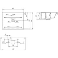  Onika Тумба под умывальник Тимбер 50 105034 - Превью изображения №4 — Интернет-магазин Time-Shop