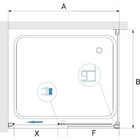 Душевой уголок RGW PA-76 (PA-016 + Z-050-2) 35087679-11 170x90 (хром/прозрачное стекло) - Превью изображения №2 — Интернет-магазин Time-Shop