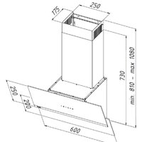 Кухонная вытяжка Akpo Balance Pro 60 Wk-9 (черный) - Превью изображения №2 — Интернет-магазин Time-Shop