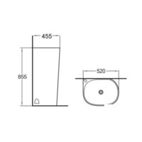 Умывальник SantiLine SL-4001 - Превью изображения №2 — Интернет-магазин Time-Shop