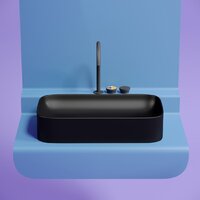 Умывальник Ceramica Nova Element CN6054MB (черный матовый) - Превью изображения №4 — Интернет-магазин Time-Shop