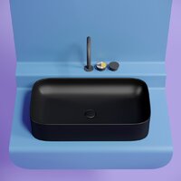 Умывальник Ceramica Nova Element CN6054MB (черный матовый) - Превью изображения №8 — Интернет-магазин Time-Shop