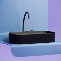 Умывальник Ceramica Nova Element CN6054MB (черный матовый) - Превью изображения №7 — Интернет-магазин Time-Shop