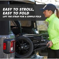 Коляска прогулочная «книга» Baby Jogger Summit X3 (midnight black) - Превью изображения №4 — Интернет-магазин Time-Shop