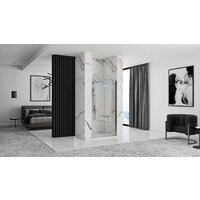 Душевая дверь Rea Molier 100 REA-K6371 (хром/прозрачное стекло) - Превью изображения №2 — Интернет-магазин Time-Shop