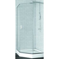 RGW PA-86 90x90 (хром/прозрачное стекло)