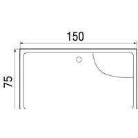 Ванна Wemor 150/75/55 S - Превью изображения №7 — Интернет-магазин Time-Shop