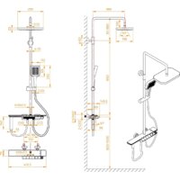 Душевая система  RGW SP-35B - Превью изображения №8 — Интернет-магазин Time-Shop