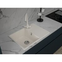 Кухонная мойка GranFest Urban GF-Urban-668L (белый) - Превью изображения №3 — Интернет-магазин Time-Shop