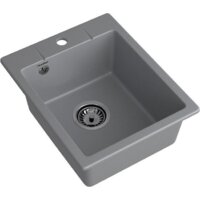 Кухонная мойка GranFest Urban GF-UR-240 (темно-серый) - Превью изображения №2 — Интернет-магазин Time-Shop