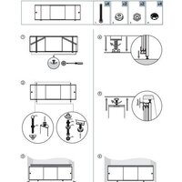 Фронтальный экран под ванну Метакам Премиум А 1.68 (синий) - Превью изображения №3 — Интернет-магазин Time-Shop