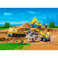 Конструктор LEGO City 60391 Строительные машины и кран с шаром для сноса - Превью изображения №2 — Интернет-магазин Time-Shop