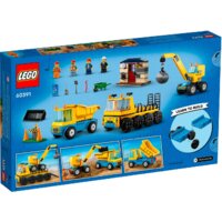 Конструктор LEGO City 60391 Строительные машины и кран с шаром для сноса - Превью изображения №4 — Интернет-магазин Time-Shop