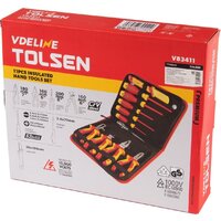 Универсальный набор инструментов Tolsen TTV83411 (11 предметов) - Превью изображения №5 — Интернет-магазин Time-Shop