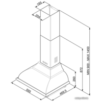 Кухонная вытяжка Smeg KC16POE - Превью изображения №2 — Интернет-магазин Time-Shop