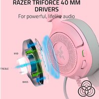 Наушники Razer Kraken Kitty V3 X Pro (розовый) - Превью изображения №5 — Интернет-магазин Time-Shop