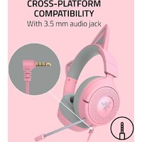 Наушники Razer Kraken Kitty V3 X Pro (розовый) - Превью изображения №9 — Интернет-магазин Time-Shop