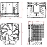 Кулер для процессора ID-Cooling SE-226-XT Black - Превью изображения №7 — Интернет-магазин Time-Shop