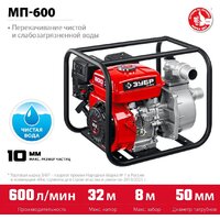 Мотопомпа Зубр Мастер МП-600 - Превью изображения №5 — Интернет-магазин Time-Shop