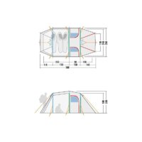Кемпинговая палатка Tatonka Family Camp (светло-оливковый) - Превью изображения №5 — Интернет-магазин Time-Shop