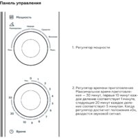 Микроволновая печь BQ MWO-20004SM/W (белый) - Превью изображения №4 — Интернет-магазин Time-Shop