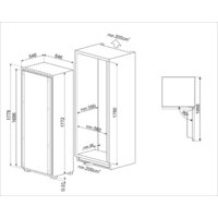 Однокамерный холодильник Smeg S9L1741D - Превью изображения №5 — Интернет-магазин Time-Shop