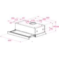 Кухонная вытяжка TEKA CNL 6415 Plus (белый) [40436821] - Превью изображения №2 — Интернет-магазин Time-Shop
