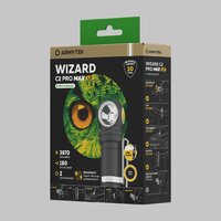 Фонарь Armytek Wizard C2 Pro MAX Magnet USB LR (теплый свет) - Превью изображения №14 — Интернет-магазин Time-Shop