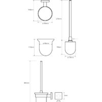 Ершик для унитаза Bemeta 132113012 - Превью изображения №2 — Интернет-магазин Time-Shop