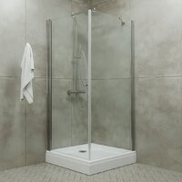 Душевой уголок Triton Форта-Хром 90x90 (с поддоном) - Превью изображения №9 — Интернет-магазин Time-Shop