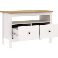 Тумба Mio Tesoro Сага 2 ящика 2.08.03.080.14 (белый/ясень) - Превью изображения №3 — Интернет-магазин Time-Shop