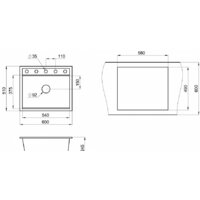 Кухонная мойка Granula KS-6003 (шварц) - Превью изображения №4 — Интернет-магазин Time-Shop