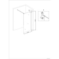 Душевая стенка Niagara NG-685-12 120x195 (черный) - Превью изображения №4 — Интернет-магазин Time-Shop