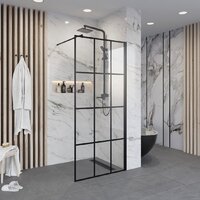 Душевая стенка Niagara NG-685-12 120x195 (черный) - Превью изображения №2 — Интернет-магазин Time-Shop