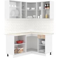 Готовая кухня Кортекс-мебель Корнелия Лира 1.5x1.3 (дуб сонома/королевский опал) - Превью изображения №2 — Интернет-магазин Time-Shop
