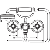 Смеситель Axor Montreux [16540000] - Превью изображения №2 — Интернет-магазин Time-Shop