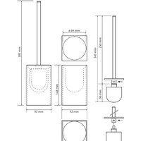 Ершик для унитаза Bemeta Gamma 145613310 - Превью изображения №2 — Интернет-магазин Time-Shop
