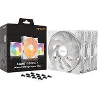 Комплект вентиляторов для корпуса be quiet! Light Wings LX 140mm PWM HS 3-Pack W BL131 - Превью изображения №3 — Интернет-магазин Time-Shop