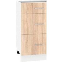 Кортекс-мебель Корнелия Лира НШ50р3ш без столешницы (дуб сонома)