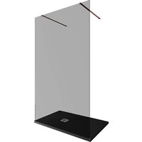 Душевая стенка Allen Brau Infinity 2 3.21054.60.T 323846 (медь браш) - Превью изображения №2 — Интернет-магазин Time-Shop