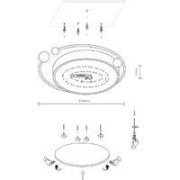 Припотолочная люстра Velante 435-307-02 - Превью изображения №2 — Интернет-магазин Time-Shop