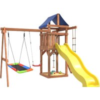 Игровой комплекс National Tree Company Качели лодочка и прямоугольное гнездо Лодка IgroWoods ДП-9 - Превью изображения №3 — Интернет-магазин Time-Shop