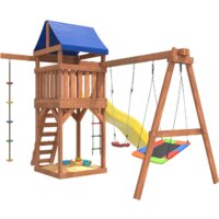 Игровой комплекс National Tree Company Качели лодочка и прямоугольное гнездо Лодка IgroWoods ДП-9 - Превью изображения №4 — Интернет-магазин Time-Shop