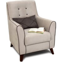 Интерьерное кресло Нижегородмебель Френсис ТК 262 (офелия/амиго велюр, бежевый) - Превью изображения №5 — Интернет-магазин Time-Shop