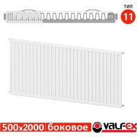 Стальной панельный радиатор Valfex Steel C 11 500х2000 VF.C.11.500.2000 (с боковым подключением) - Превью изображения №2 — Интернет-магазин Time-Shop