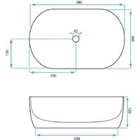 Умывальник Rea Amelia Mini U9107 (белый) - Превью изображения №6 — Интернет-магазин Time-Shop