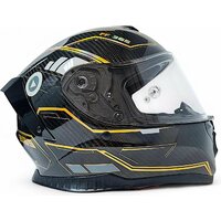 Мотошлем AIM RH365 365-012-S (S, Carbon Kaiqi Golden) - Превью изображения №4 — Интернет-магазин Time-Shop