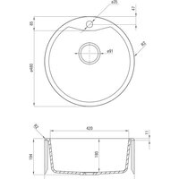 Кухонная мойка Deante Fiesta Solis ZRS N803 - Превью изображения №2 — Интернет-магазин Time-Shop