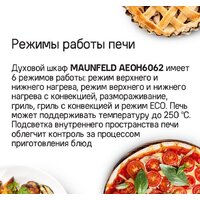 Электрический духовой шкаф MAUNFELD AEOH6062G1 - Превью изображения №16 — Интернет-магазин Time-Shop