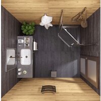 Душевой уголок Triton Дека-Блэк 90x90 (хром, без поддона) - Превью изображения №5 — Интернет-магазин Time-Shop